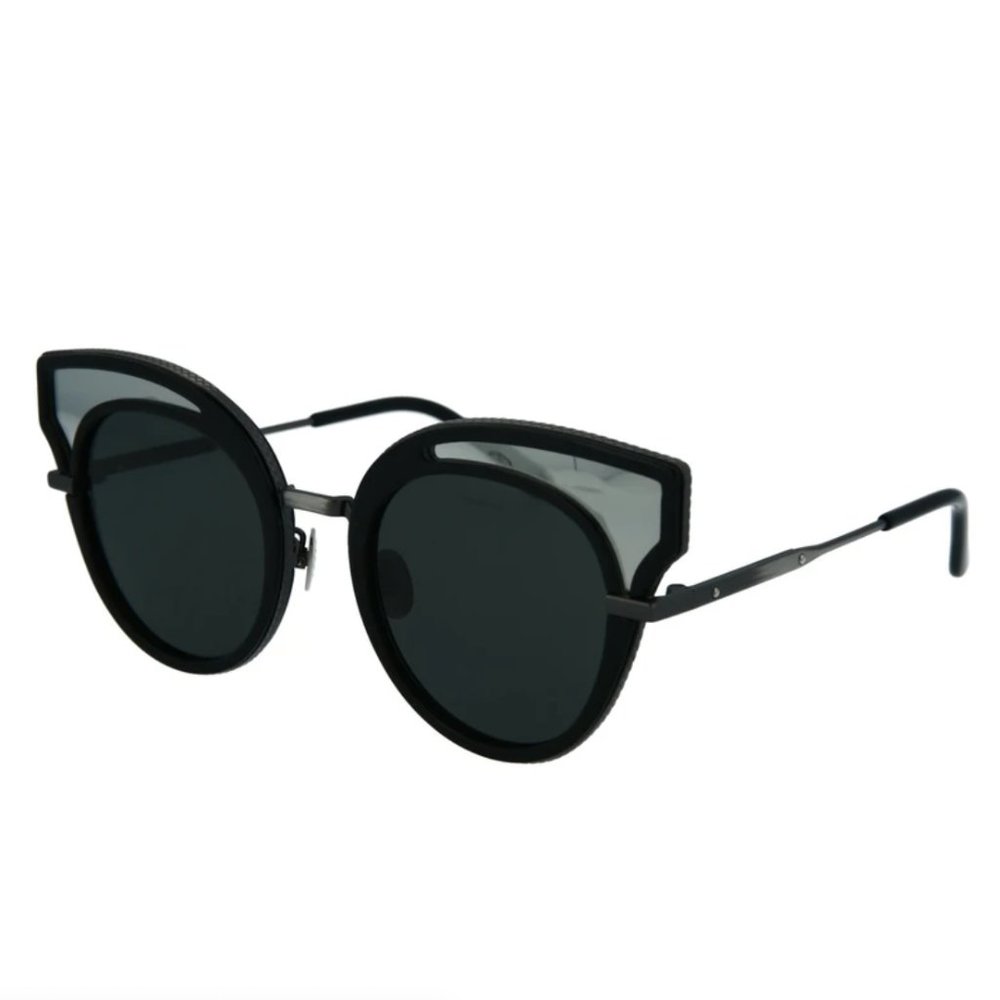 Bottega Veneta Matte Black Cat Eye Sunglasses!